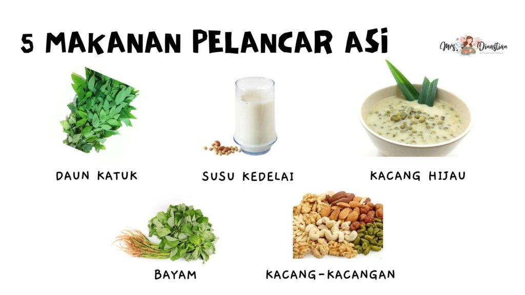 Rekomendasi Makanan dan Suplemen Pelancar ASI