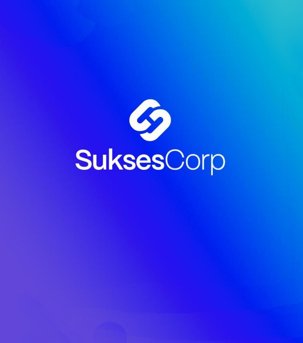 Sukses Corp Logo Gadient Bg